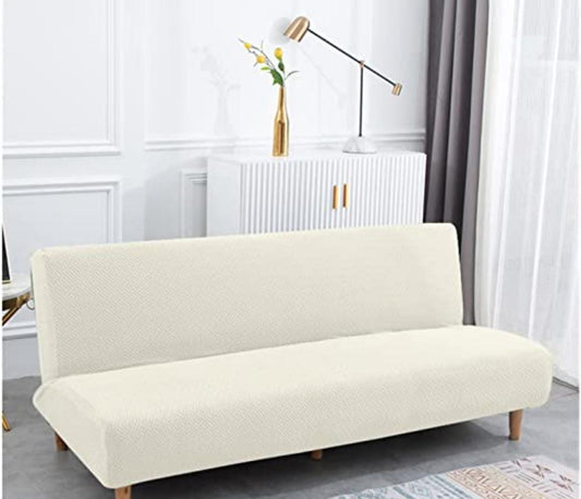 FUNDA PREMIUM COLOR MARFIL PARA SOFA CAMA 5/5⭐️⭐️⭐️⭐️⭐️