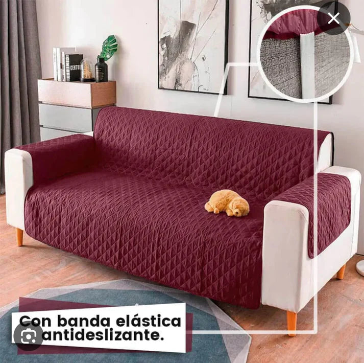 PROTECTOR PARA SOFA DOBLE FAZ REVERSIBLE 4 PUESTOS 180x180CM ⭐️⭐️⭐️⭐️⭐️5/5