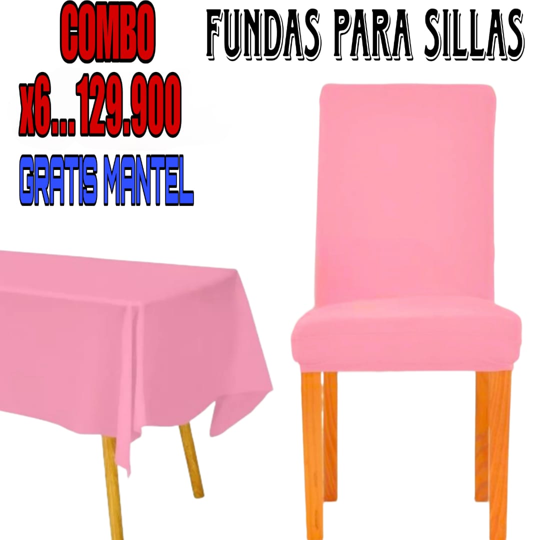 FUNDA AJUSTABLE PARA SILLAS DE COMEDOR GRATIS MANTEL ⭐️⭐️⭐️⭐️⭐️5/5