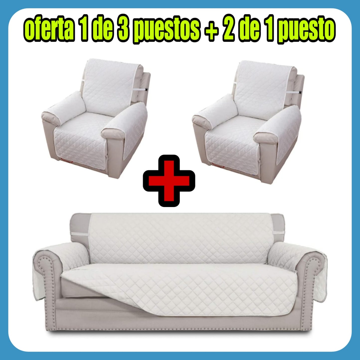 OFERTA EN PROTECTORES PARA SOFAS  FABRICA DIRECTA ⭐️⭐️⭐️⭐️⭐️5/5